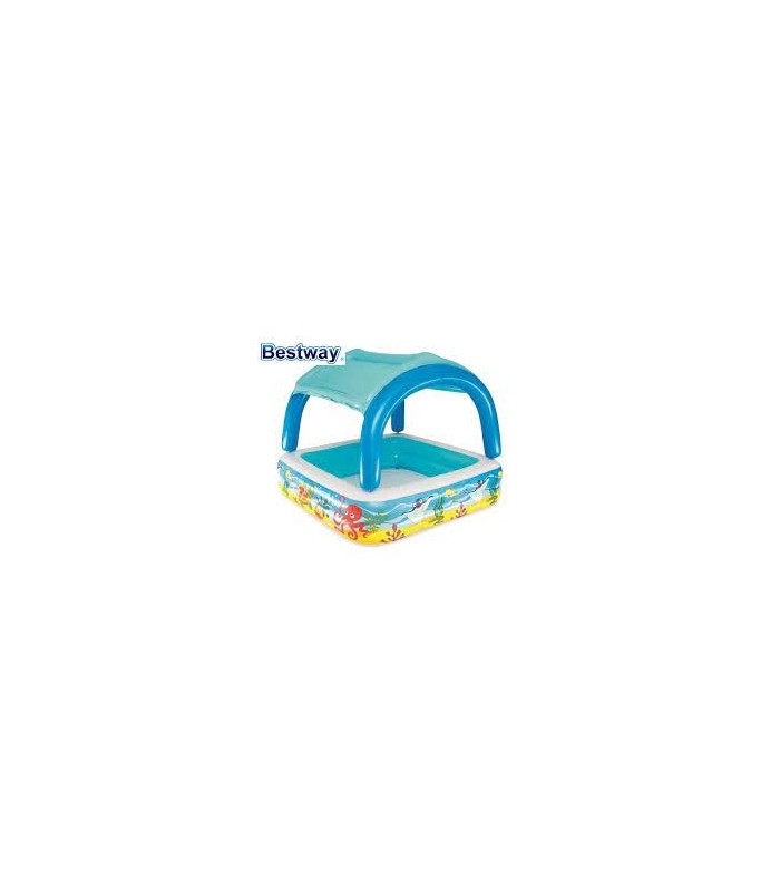 BESTWAY - Piscina inflable Infantil con Parasol 140x140x114 cm