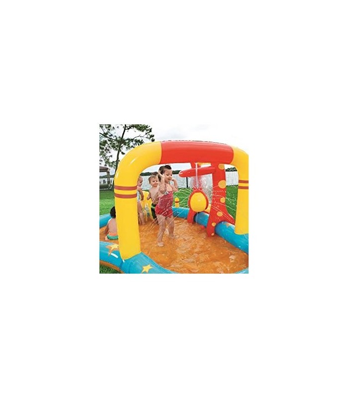 Piscina inflable Infantil con juegos de bolos