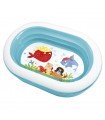 INTEX - Piscina inflable infantil ovalada 163x107x46 cm.