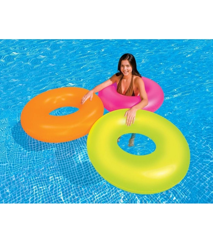 Intex - flotador circular neón 91cm varios colores