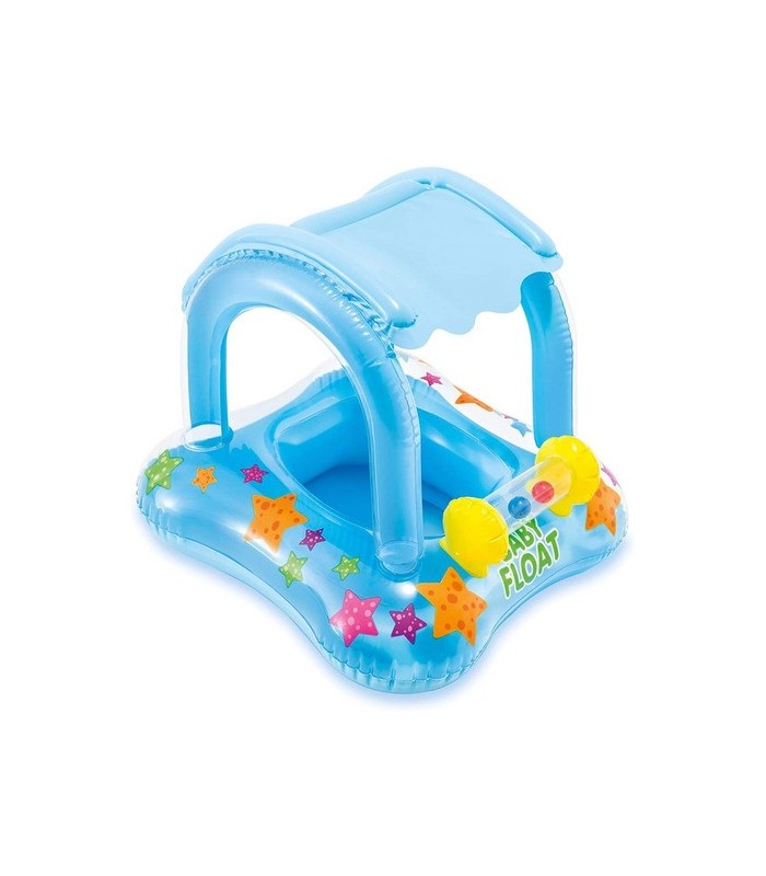 Intex- flotador con techo para bebés