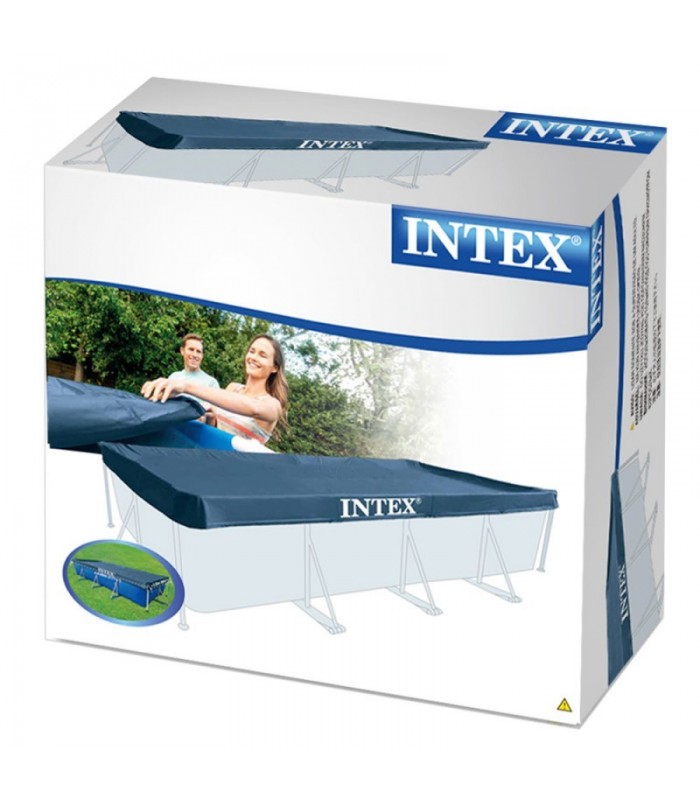 INTEX - Cobertor piscinas rectangular Metal Frame 460x226 cm