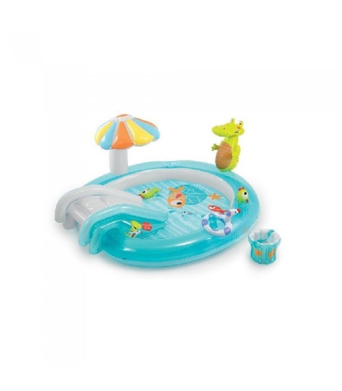 Piscina Bañera Inflable Centro de Juegos Dragon - Intex