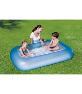 BESTWAY- PISCINA INFLABLE AQUABEB 165X104X25 CM CELESTE Y ROSADO
