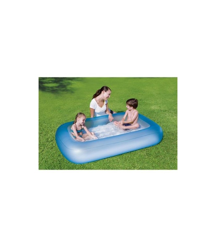 BESTWAY- PISCINA INFLABLE AQUABEB 165X104X25 CM CELESTE Y ROSADO