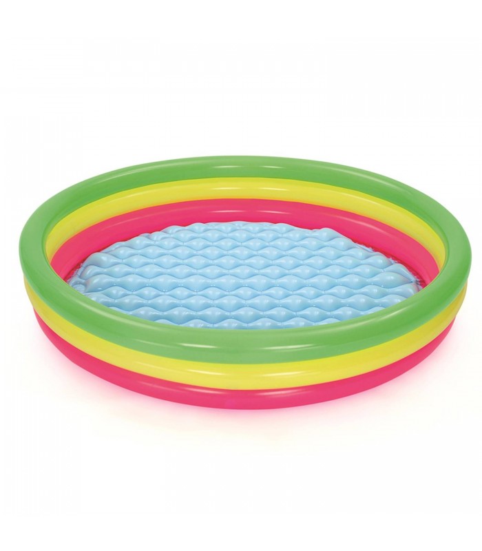 BESTWAY - Piscina Inflable con 3 Aros multicolor  152x30 cm