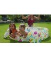 INTEX - Piscina inflable, flotador y pelota  modelo piñas  132x28 cm