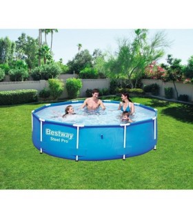 Bestway - Piscina Estructural Circular Color Azul 305x76 CM