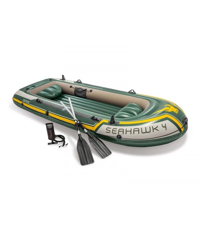 INTEX - Bote inflable, SEAHAWK para 4 personas