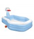 INTEX - Piscina inflable infantil con basquet 188x257x130