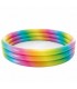 Intex- Piscina inflable de 3 aros con puntos de colores 168x38cm