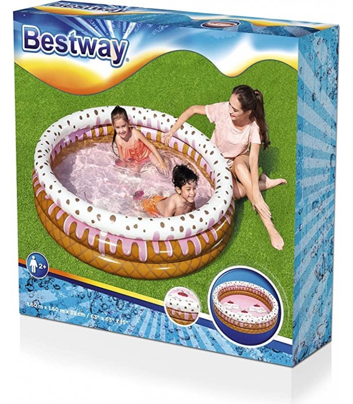 BESTWAY - Piscina Inflable Infantil Helado 160 X 38 CM